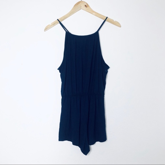 Forever 21 Blue Romper short Small 👑🍂✨ - Picture 2 of 3